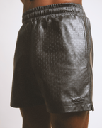 Leather Running Shorts