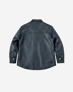 Reversible Leather Flannel Jacket