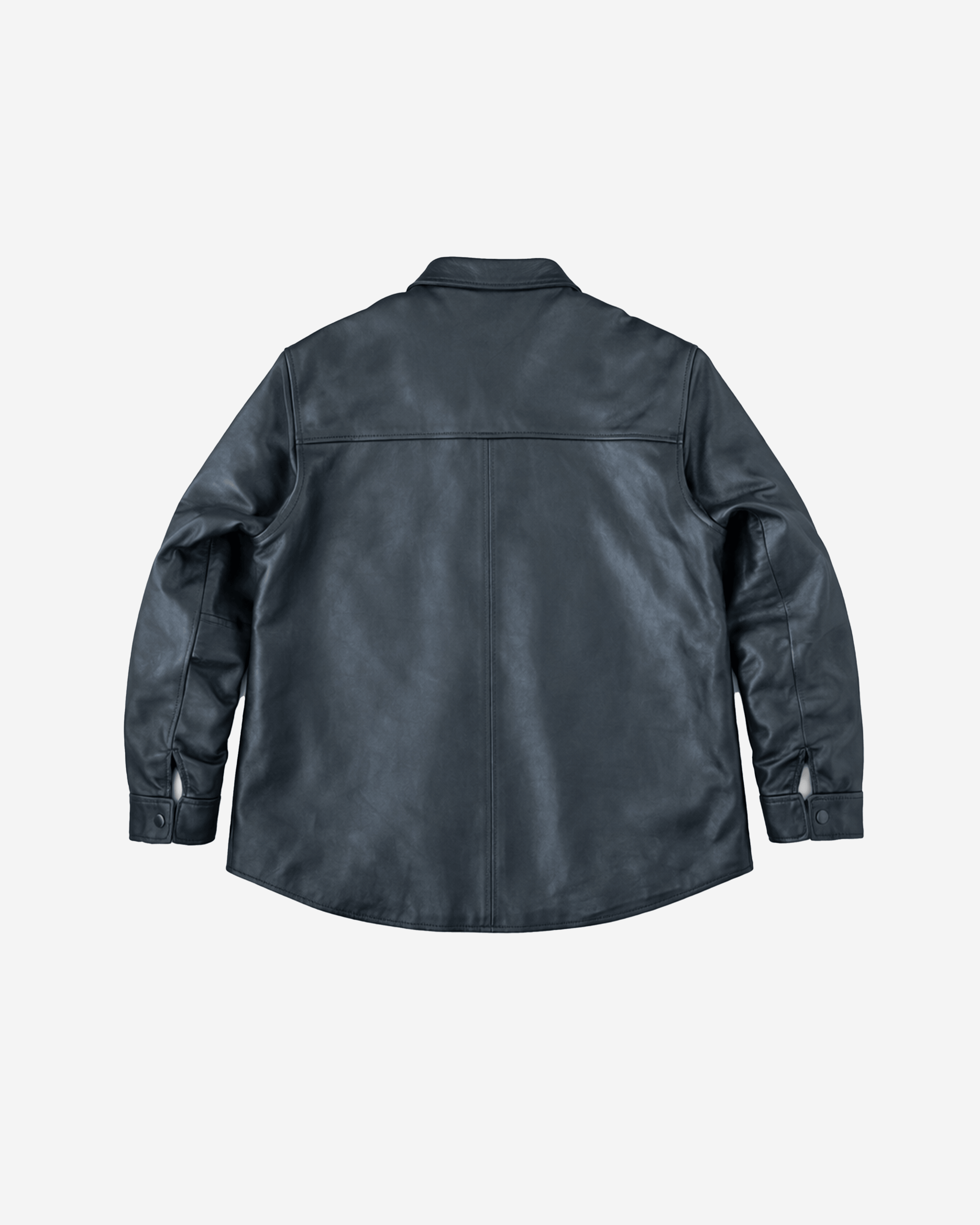 Reversible Leather Flannel Jacket