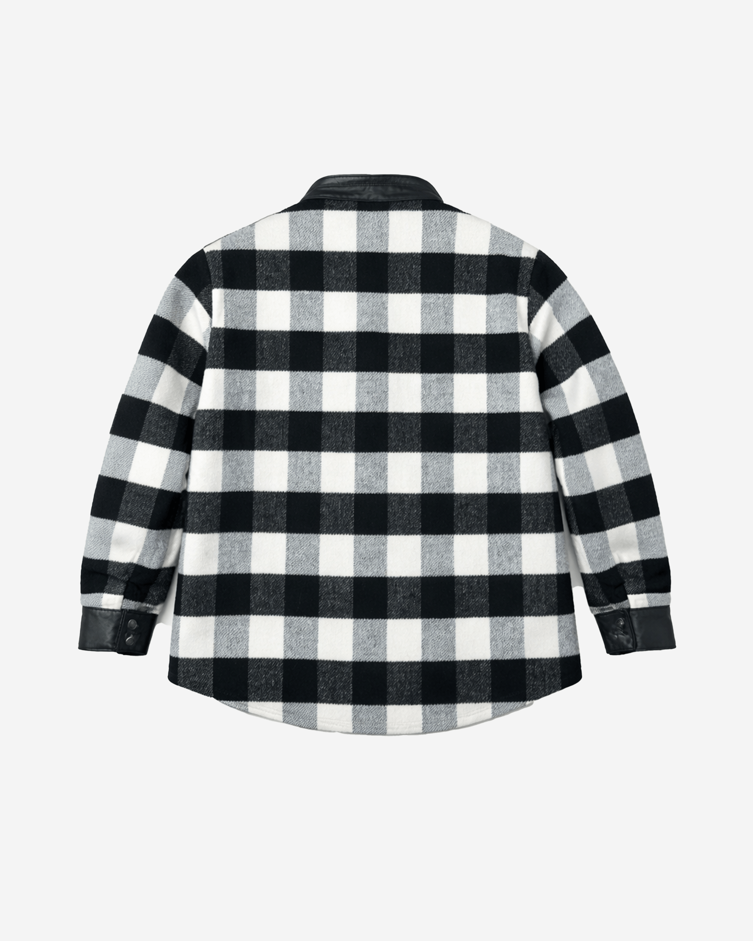 Reversible Leather Flannel Jacket