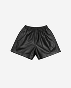 Leather Running Shorts
