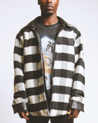 Reversible Leather Flannel Jacket