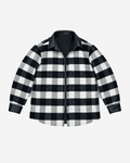 Reversible Leather Flannel Jacket