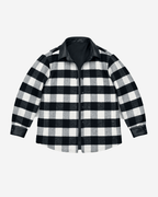 Reversible Leather Flannel Jacket